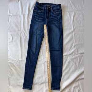 American Eagle super high waisted jeggings size 2 long